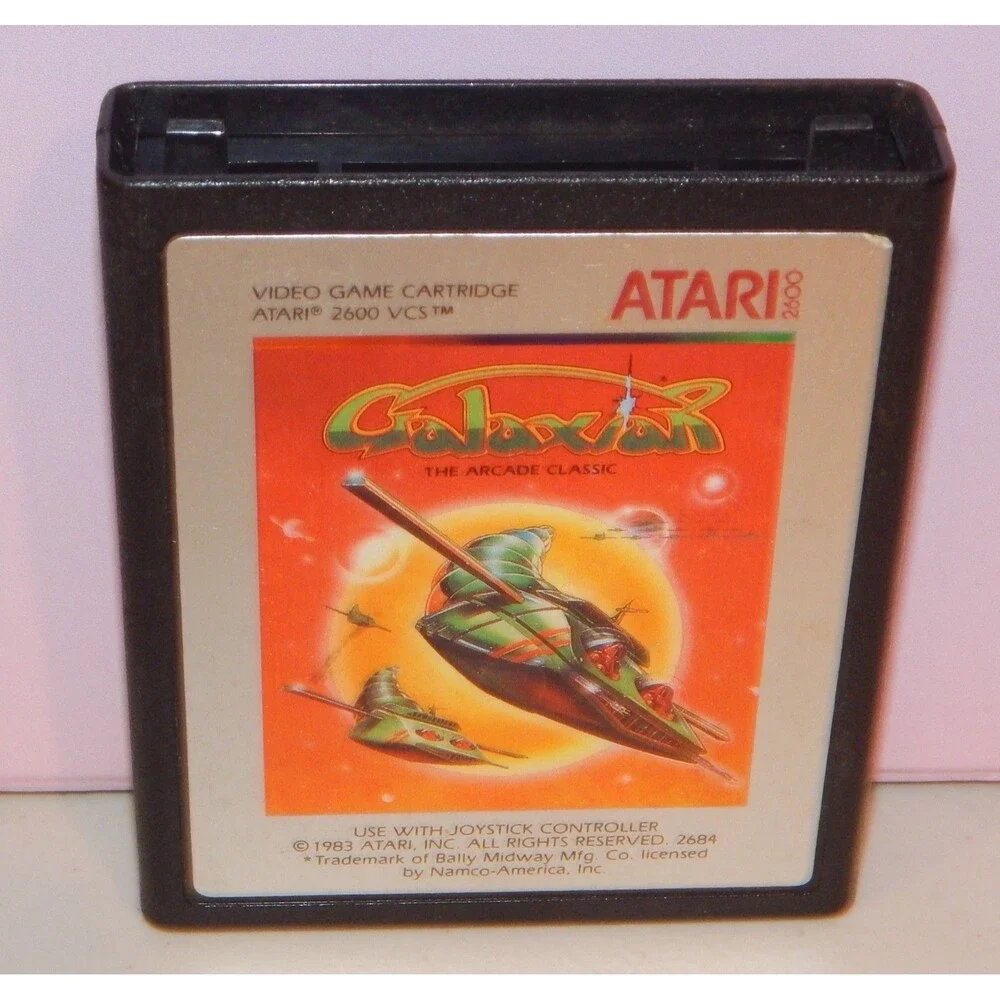 Galaxian Atari 2600 (1983)  Game Cartridge VG Condition Previously Tested